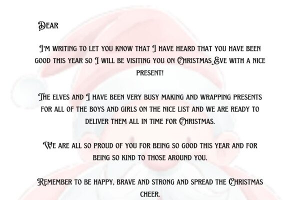 10 Best Free Letter From Santa Templates World Of Printables