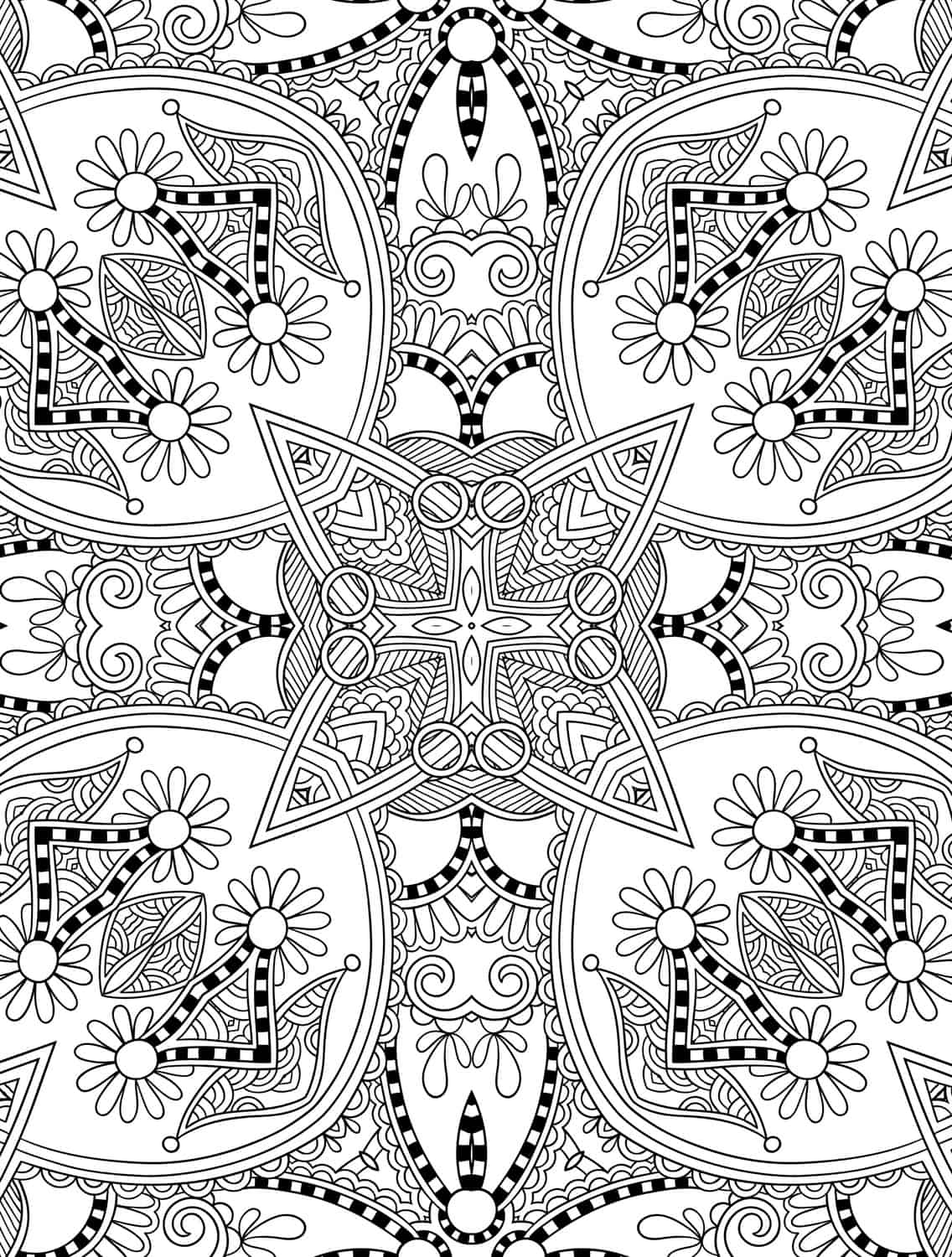Free Printable Adult Holiday Coloring Pages
