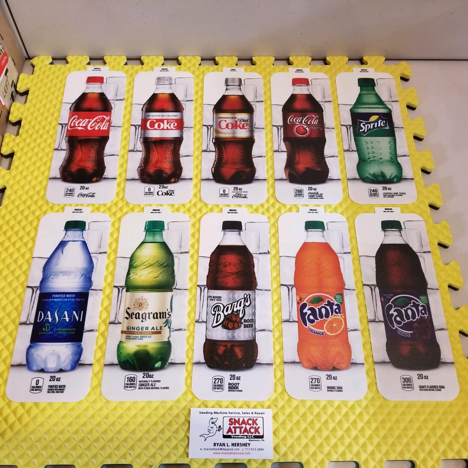 Free Printable Printable Vending Machine Labels