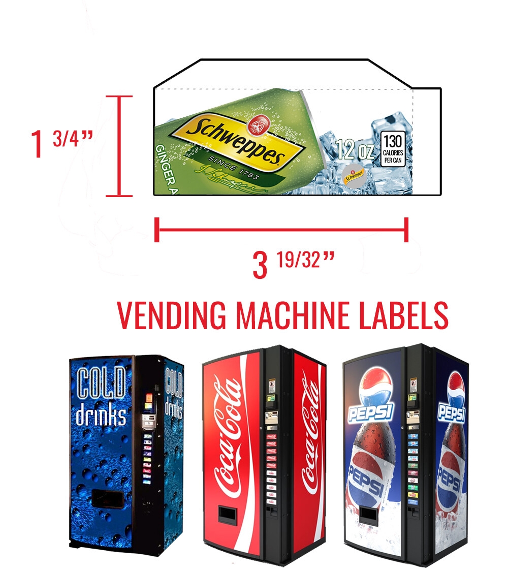 10 Soda Vending Machine Labels Variety Pack Gatorade Variety Pack EBay