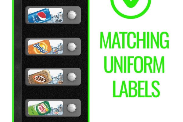 10 Vending Machine Labels Flavor Strips VARIETY PACK EBay