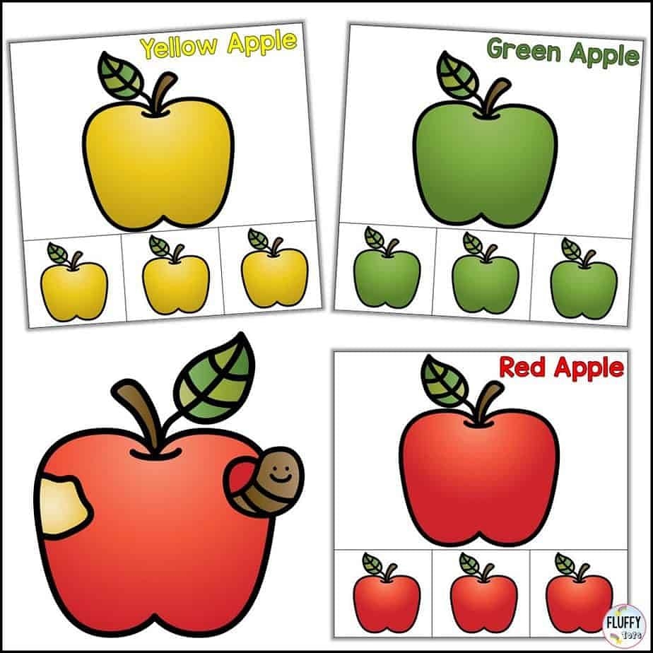 Free Printable Apple Worksheets Preschool