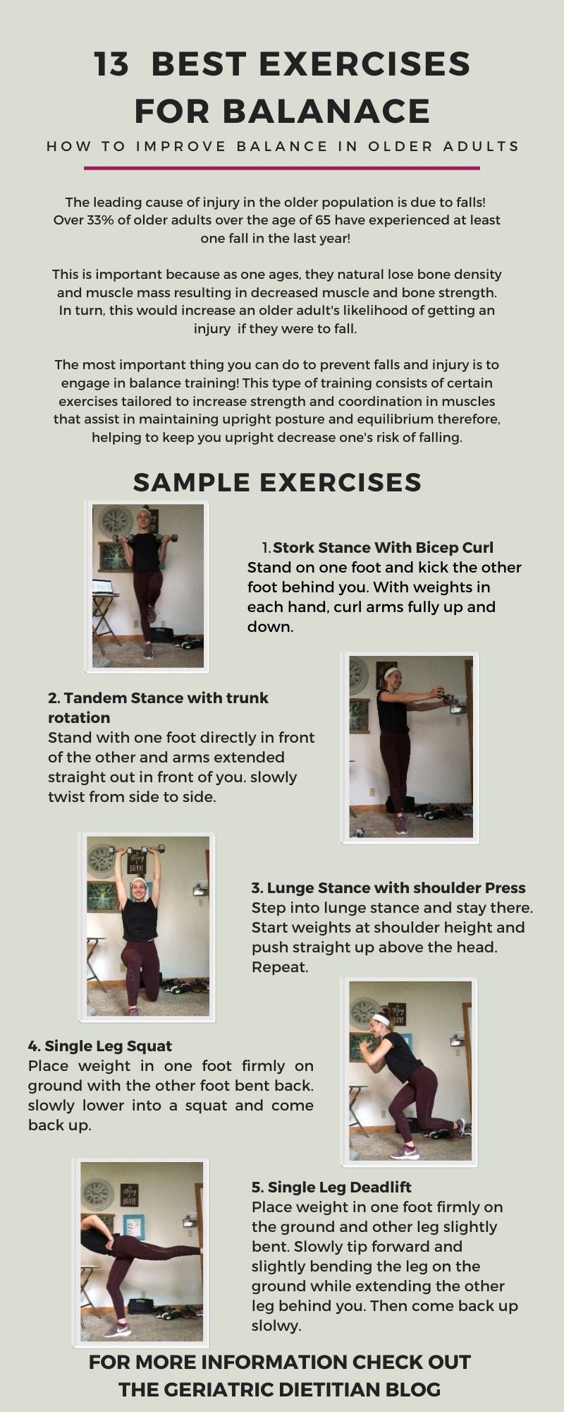 13 Balance Exercises For Seniors The Geriatric Dietitian
