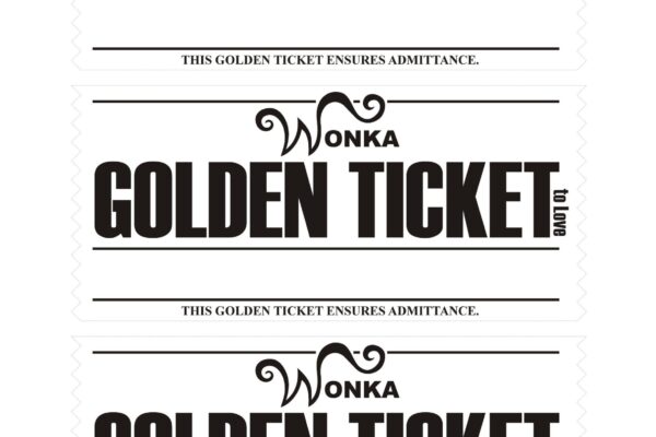 13 Editable Golden Ticket Templates Free Downloads