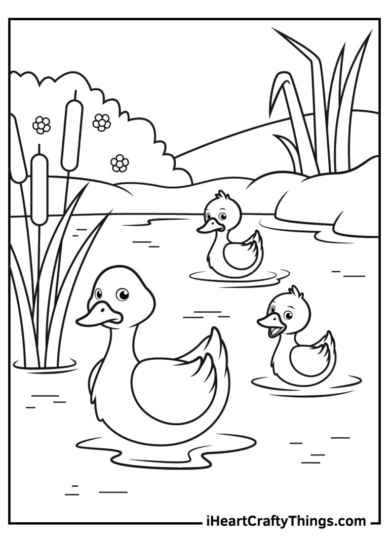 15 Duck Coloring Pages 100 Free Printables 