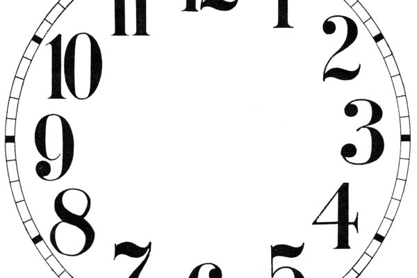 16 Clock Face Images Print Your Own The Graphics Fairy