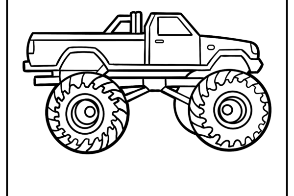 25 Monster Truck Coloring Pages 100 Free Printables