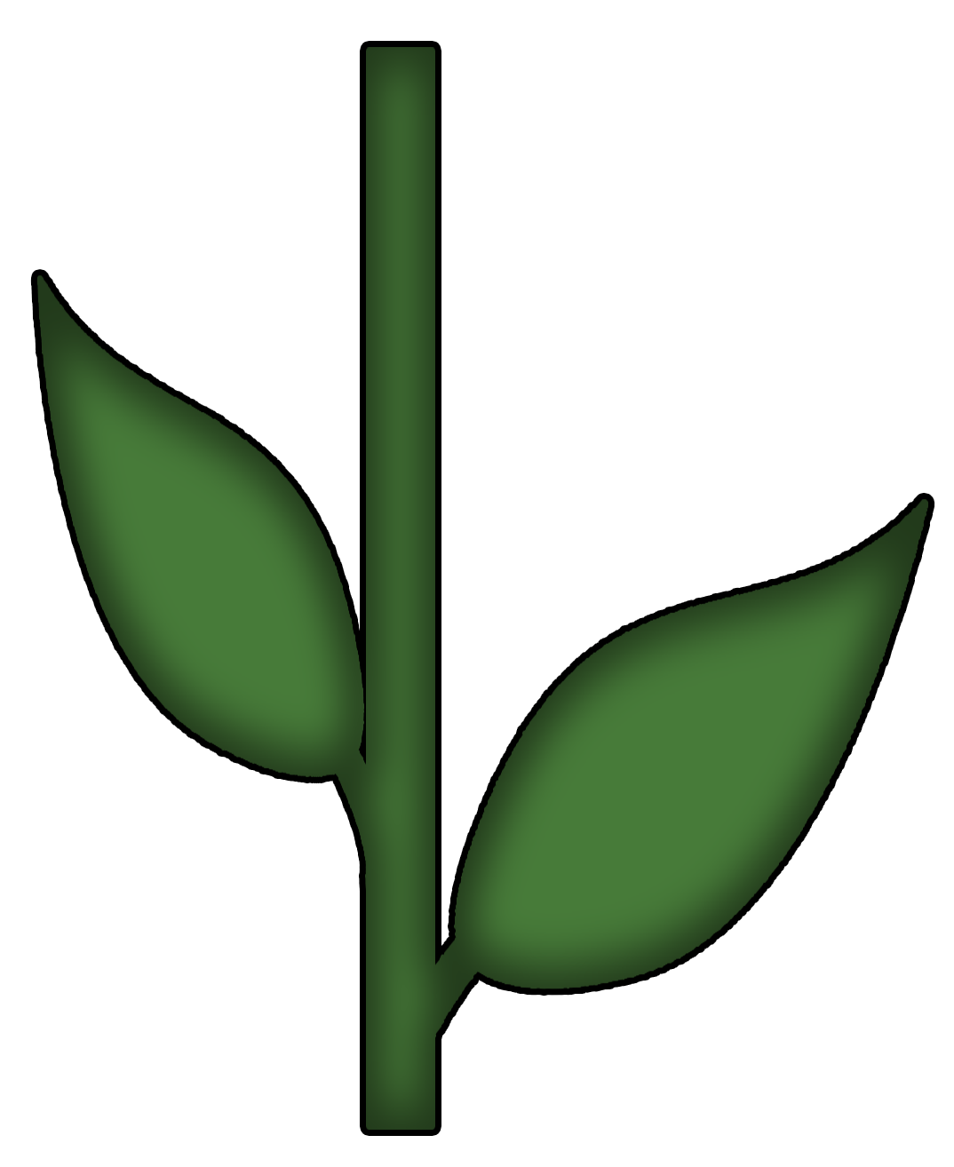 28 Collection Of Flower Stem Clipart Flower Stem And Leaf Png 