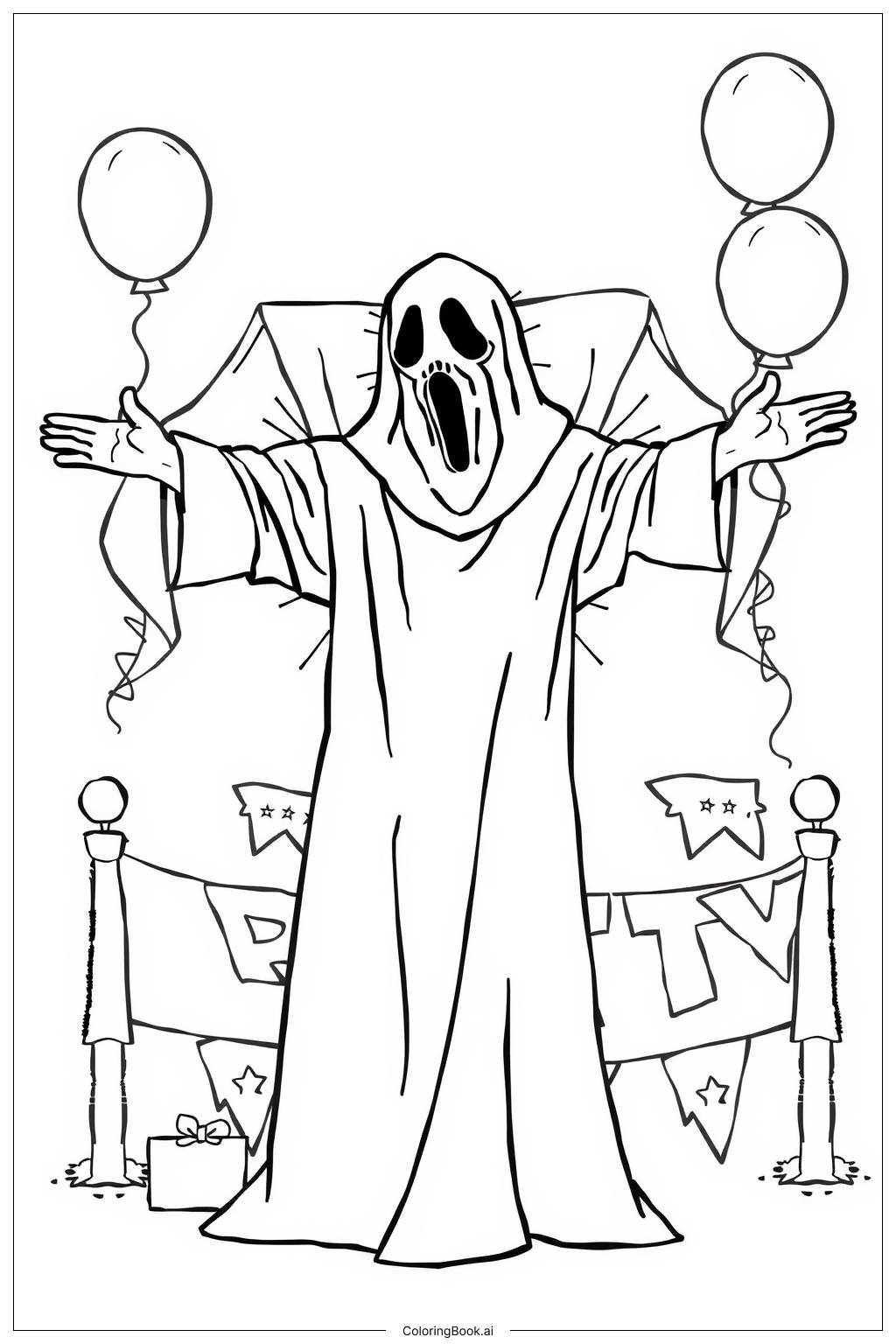 30 Ghost Coloring Pages Free PDF U0026 PNG Printables