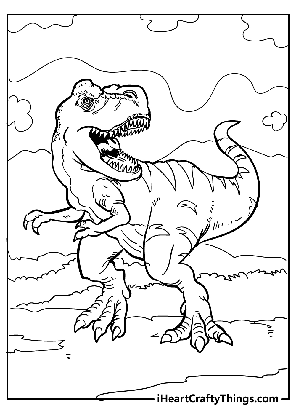 32 Tyrannosaurus Coloring Pages 100 Free Printables