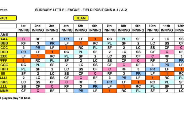 33 Printable Baseball Lineup Templates Free Download TemplateLab