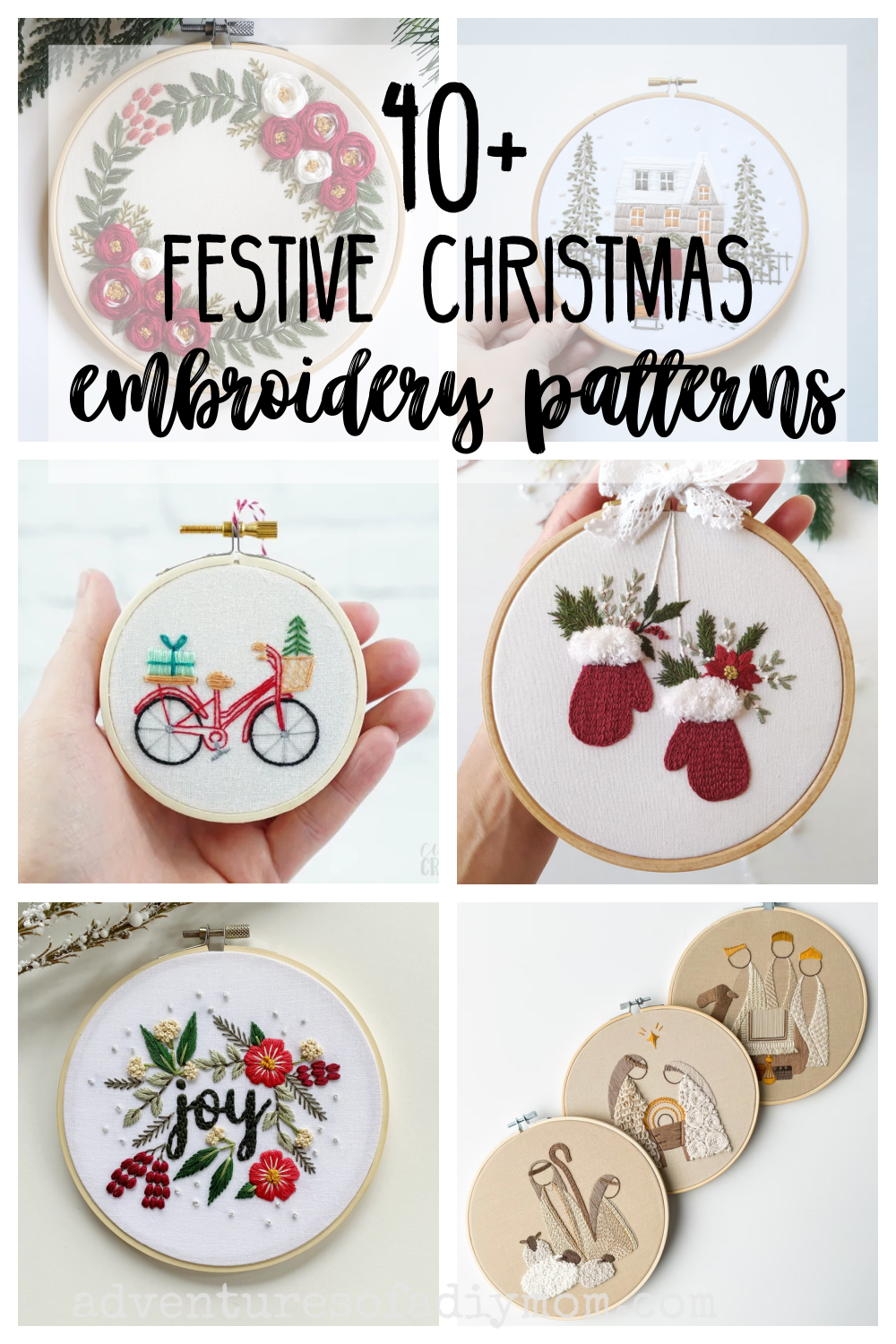 40 Christmas Embroidery Patterns For Hand Embroidery 