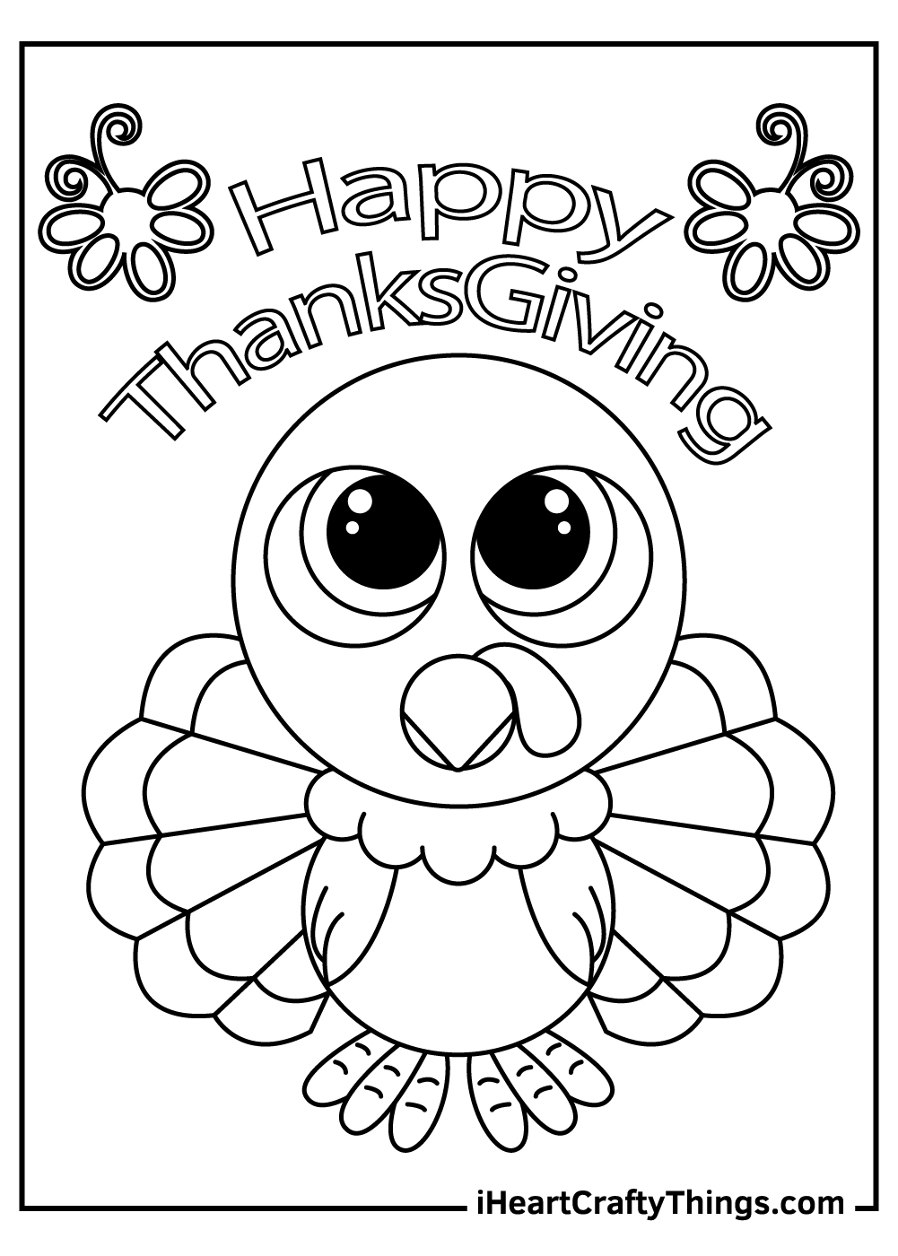 Turkey Coloring Pages Printable Free