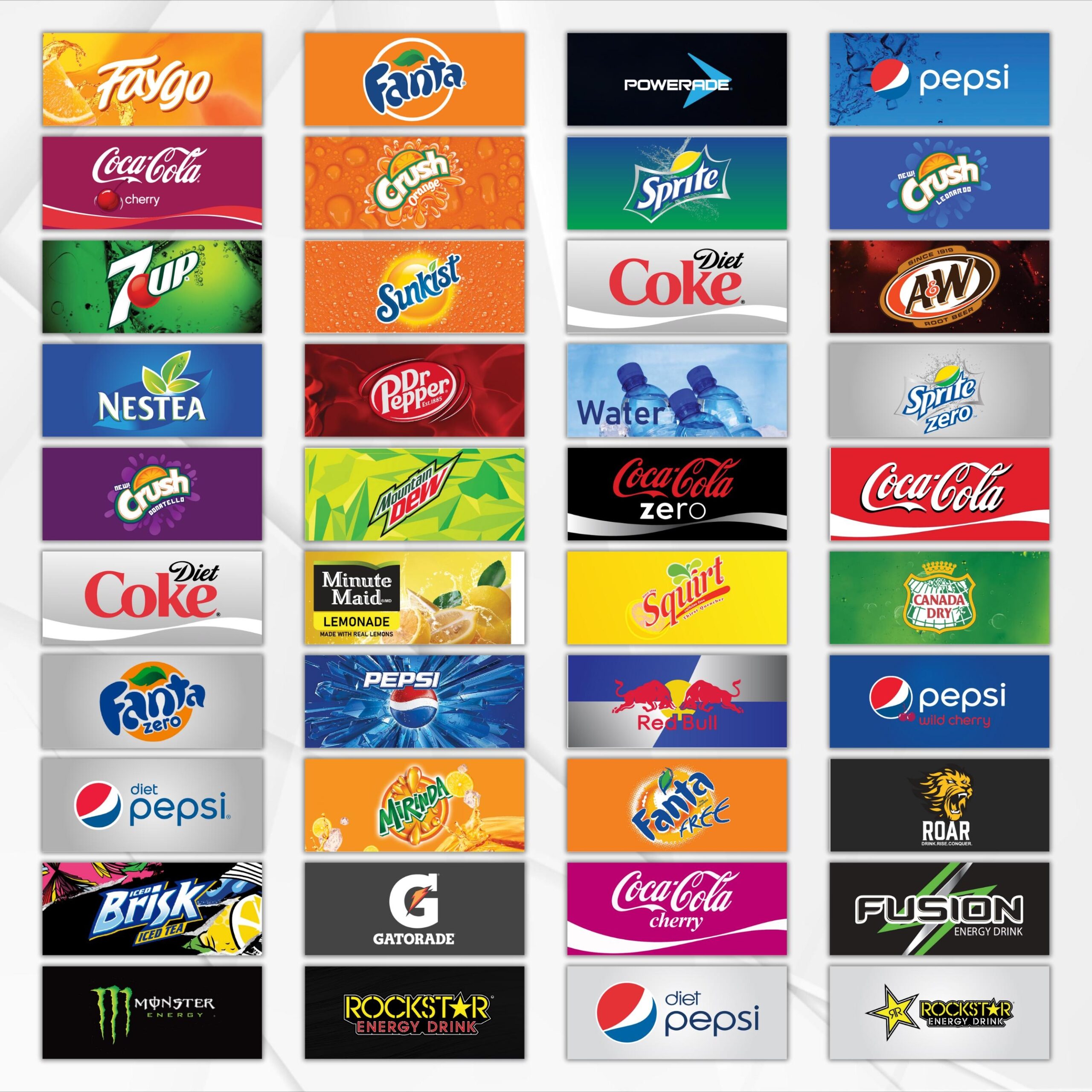 40 Vending Machine Label High Quality Labels Soda Pop Labels Soft Drinks Vending Machine Labels Drink Machine Label Digital Download Etsy