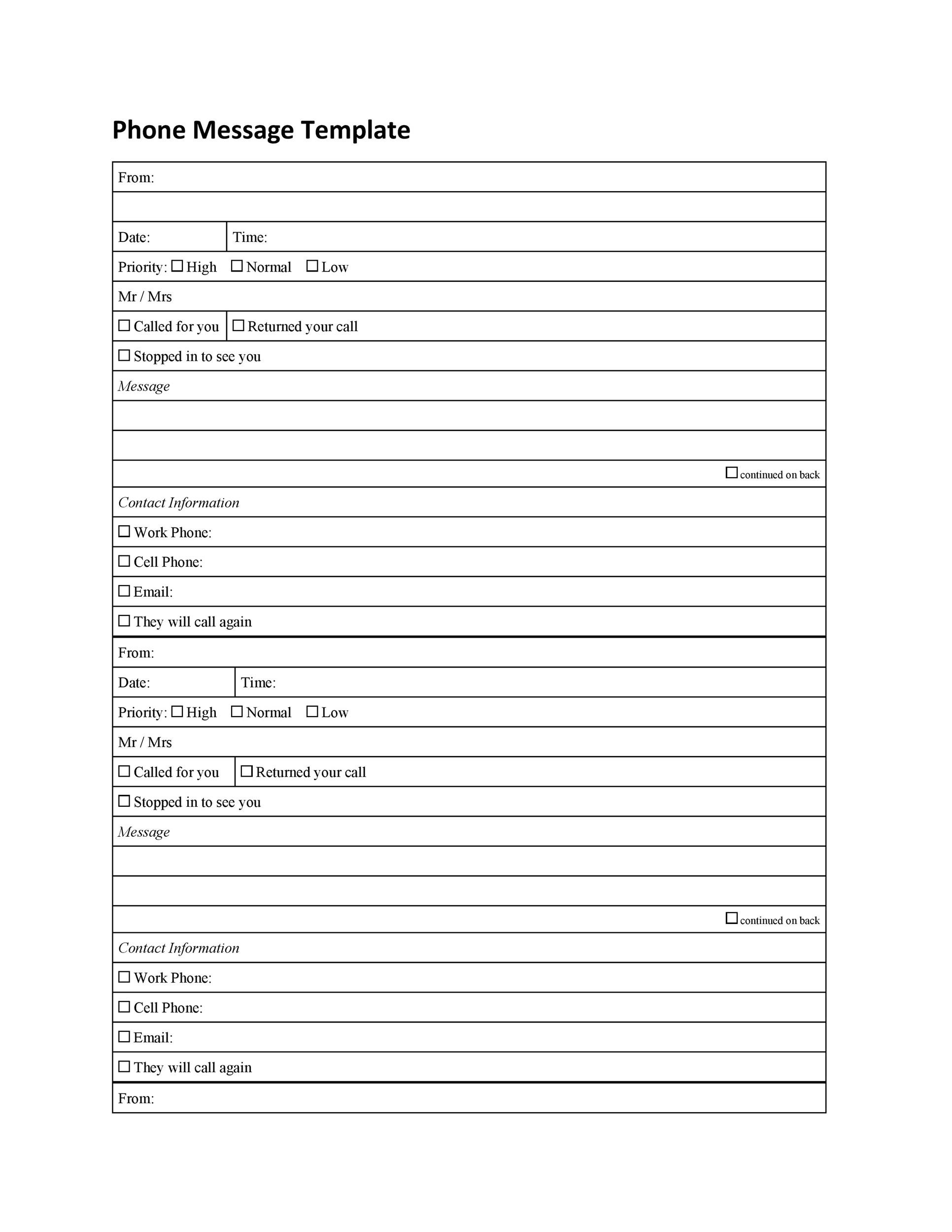 40 Voicemail Greetings U0026 Phone Message Templates Business Funny Professional 