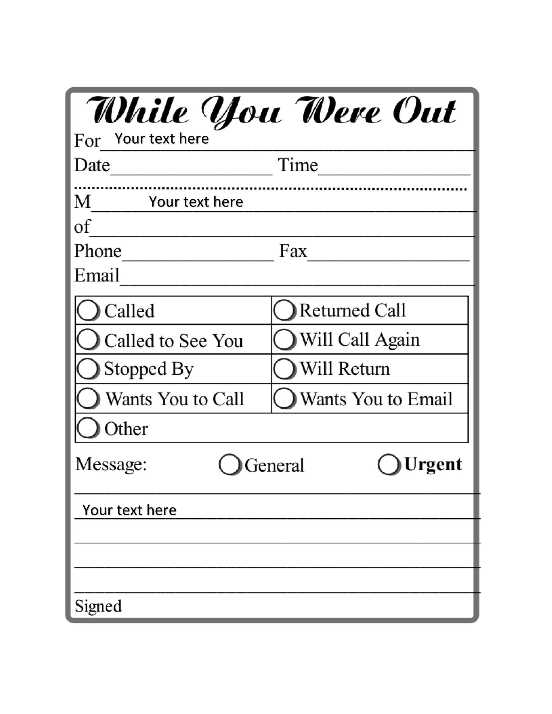 40 Voicemail Greetings U0026 Phone Message Templates Business Funny Professional