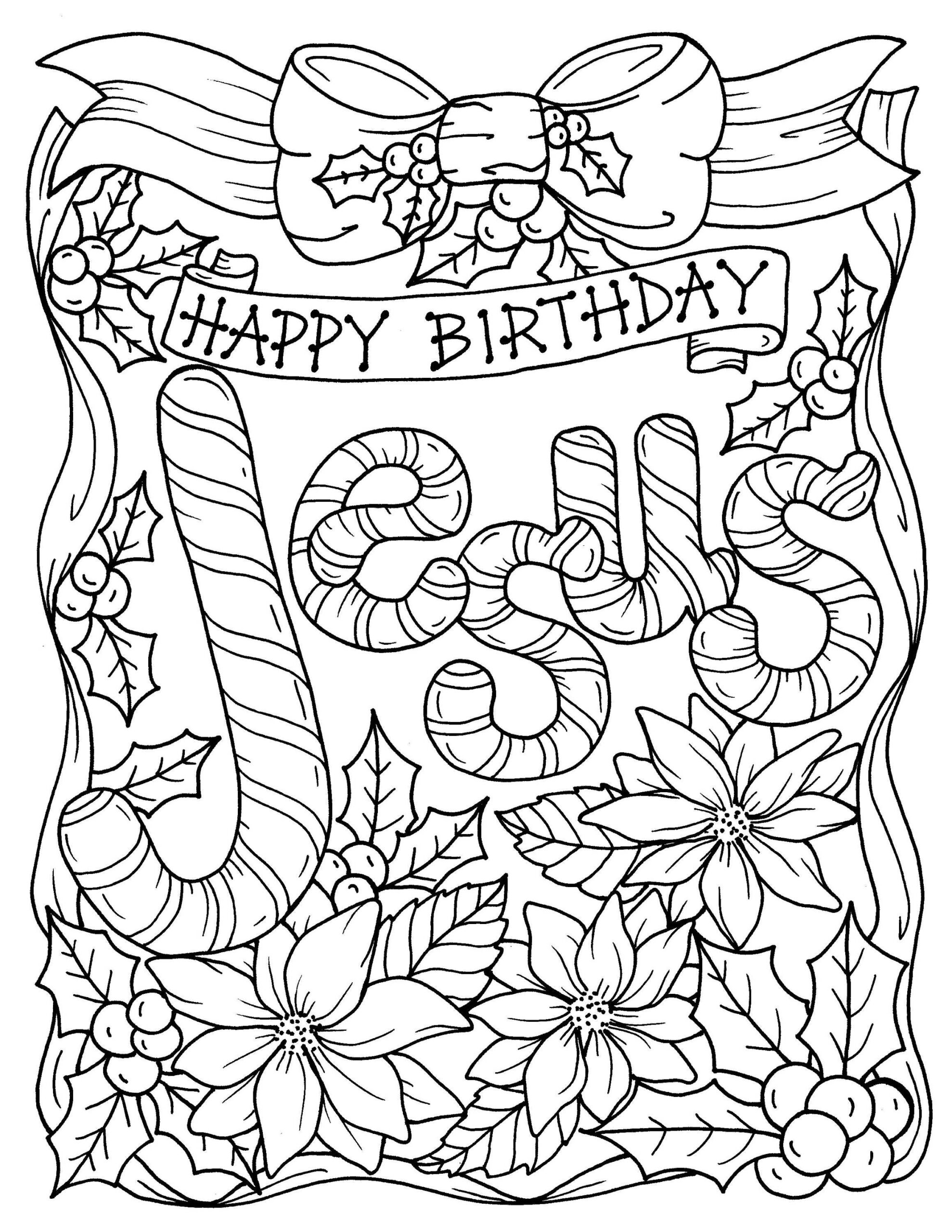 Free Printable Jesus Christmas Coloring Pages