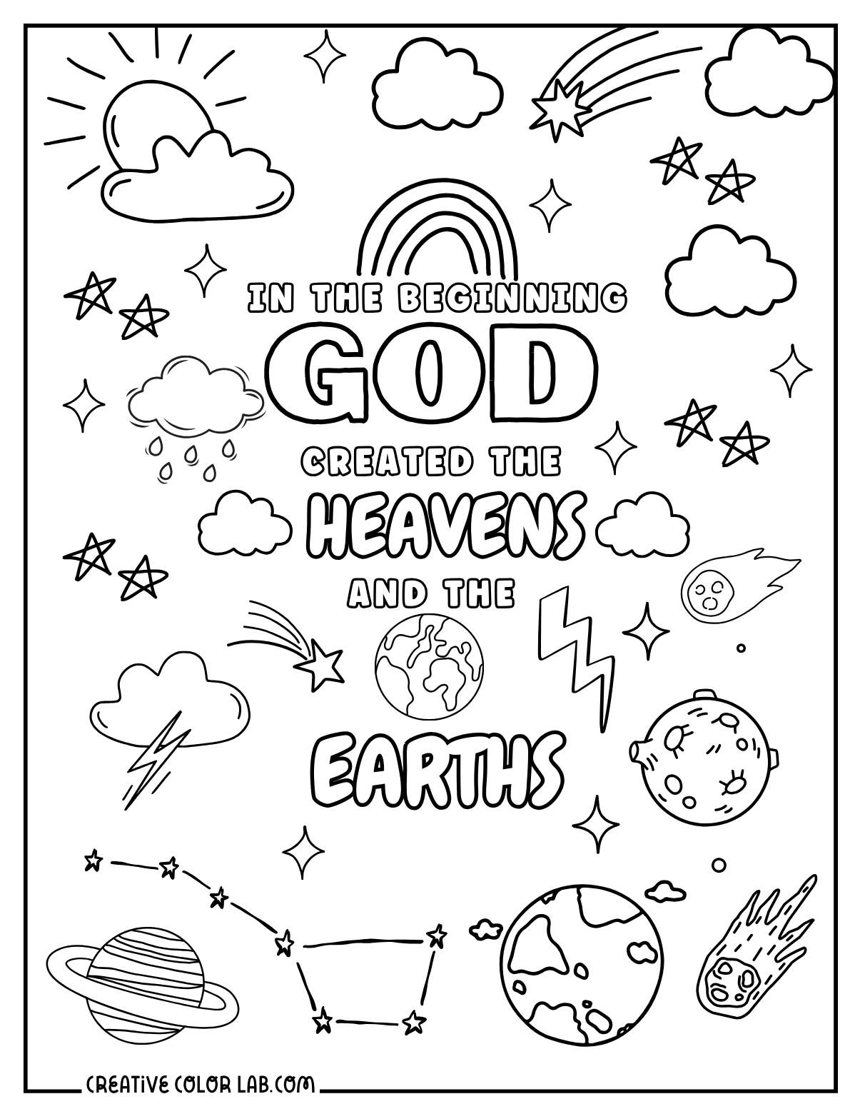 Free Bible Coloring Sheets Printable