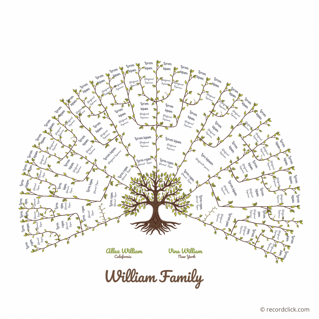 Pdf Printable Family Tree Chart