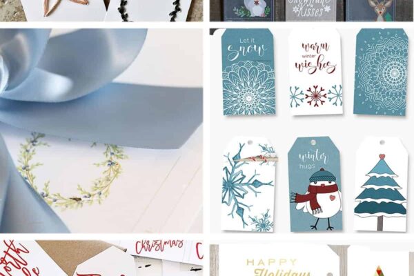 90 Free Printable Rustic Christmas Tags For Gifts Craving Some Creativity
