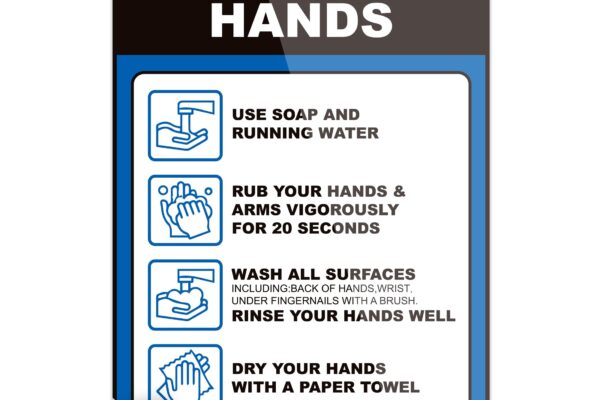 Amazon Employees Must Wash Hands Before Returning To Work Sign 6 7
