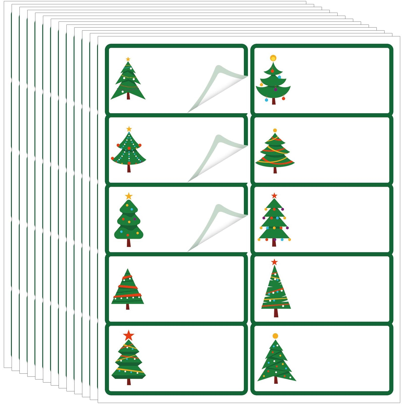 Free Printable Christmas Address Labels
