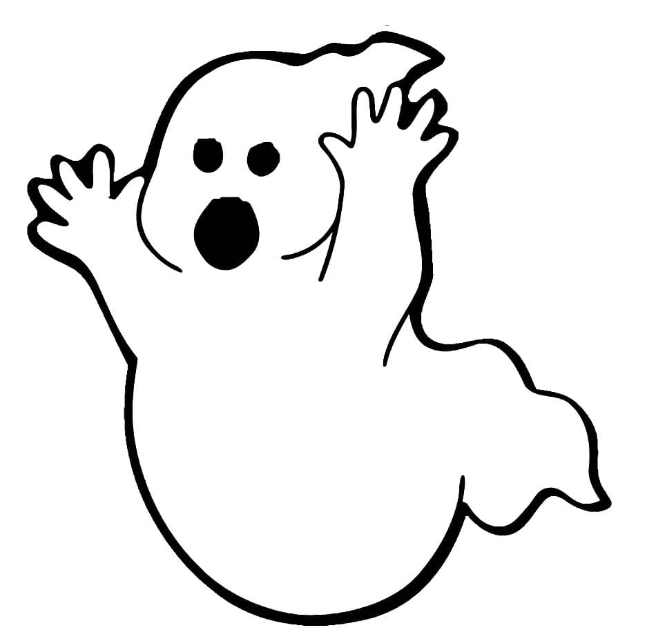 Basic Ghost Coloring Page Download Print Or Color Online For Free