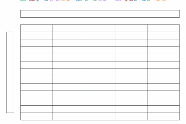 Blank Data Charts 10 Free PDF Printables Printablee