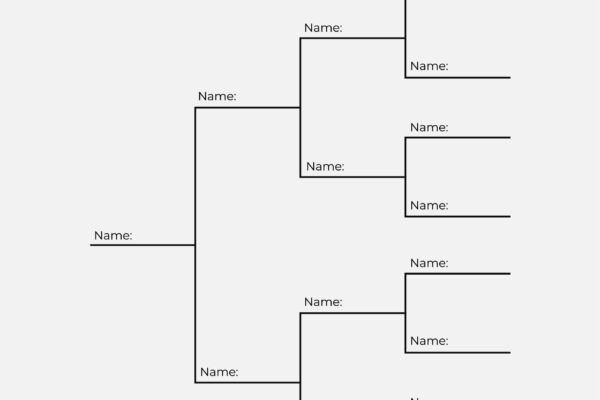 Blank Pedigree Chart In Illustrator PDF Download Template