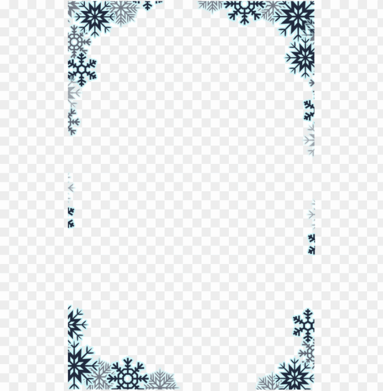 Border Snowflake Free Transparent Image Hd Clipart Transparent Snow Border Clipart PNG Transparent With Clear Background ID 237664 TOPpng