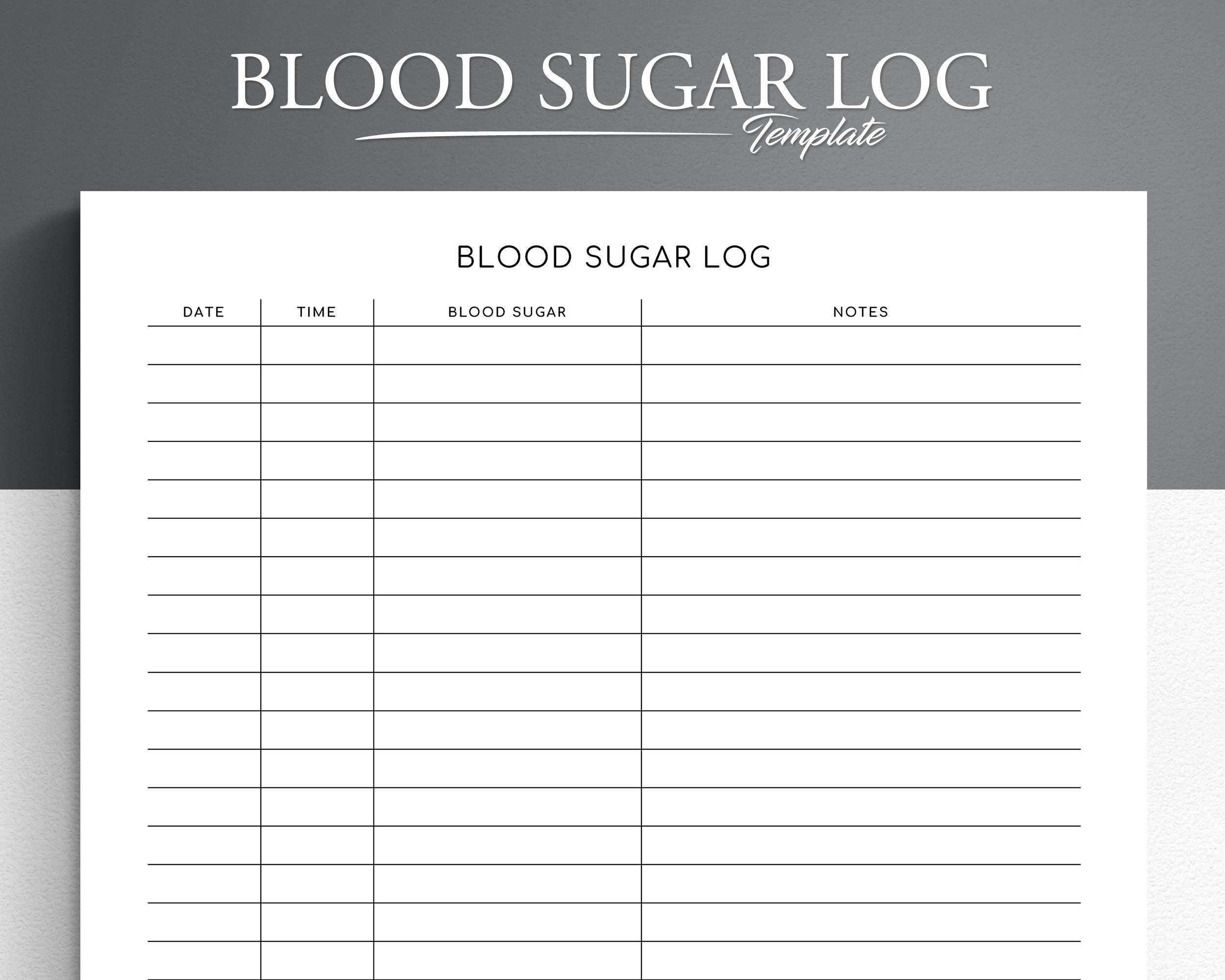 Buy Blood Sugar Log Printable Blood Sugar Tracker Editable Printable Blood Glucose Tracker Diabetic Log Blood Sugar Log Diabetes Tracker Online In India Etsy