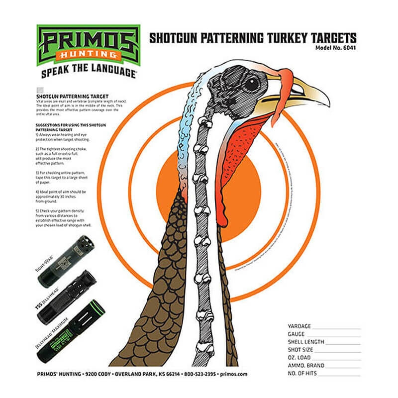 Buy Shotgun Turkey Targets Primos Hunting Worksheets Library