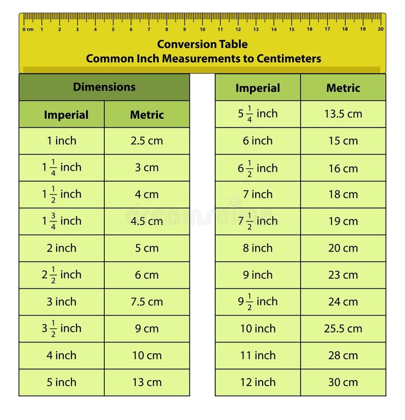 Cm To Inches Chart Stock Illustrations 5 Cm To Inches Chart Stock Illustrations Vectors U0026 Clipart Dreamstime
