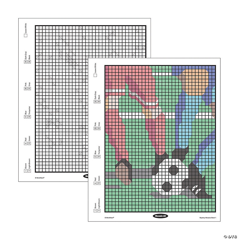Color By Number Mystery Mosaics Book 1