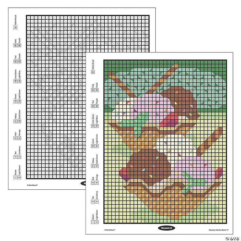 Color By Number Mystery Mosaics Book 17