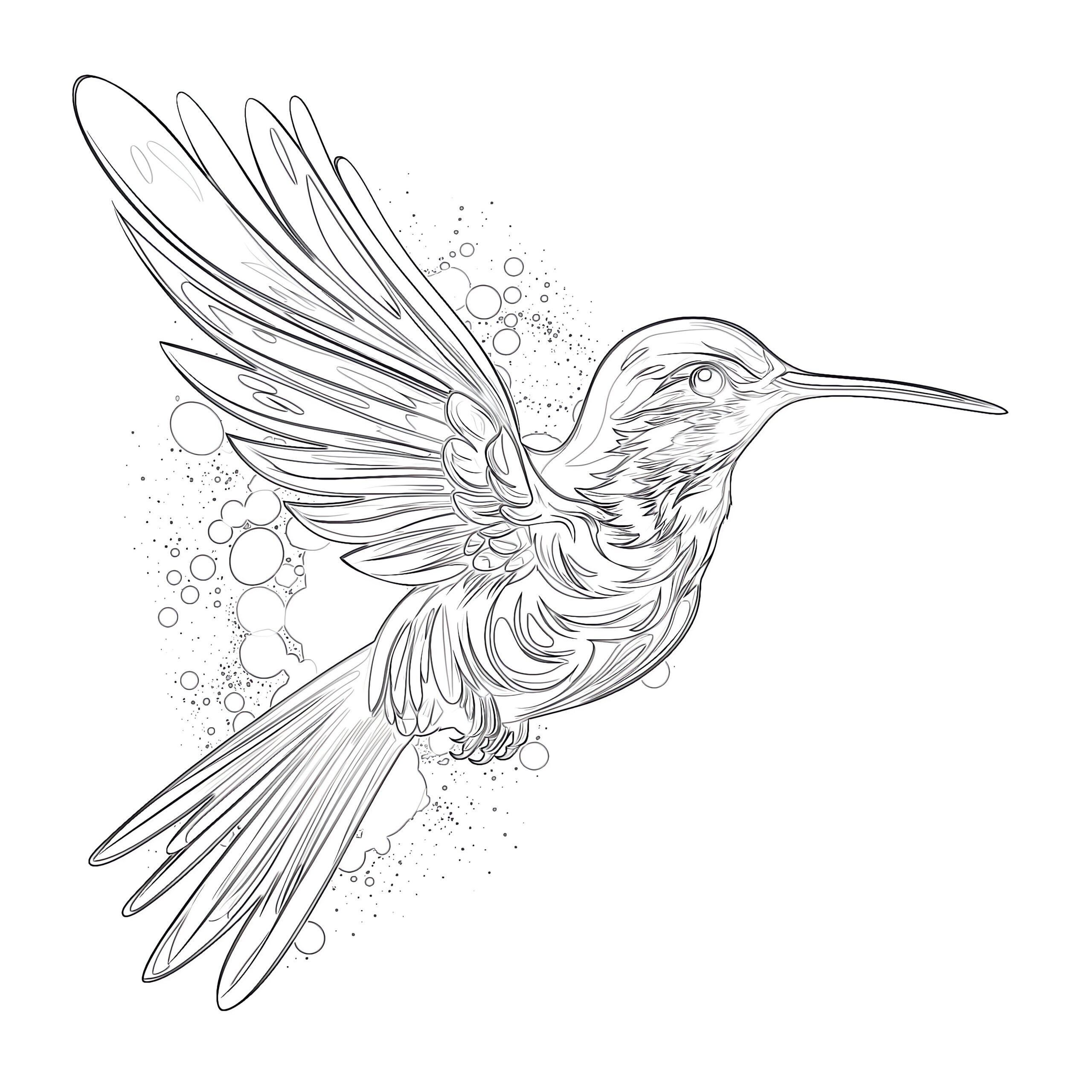 Coloring Page Hummingbird Coloring Pages Mimi Panda