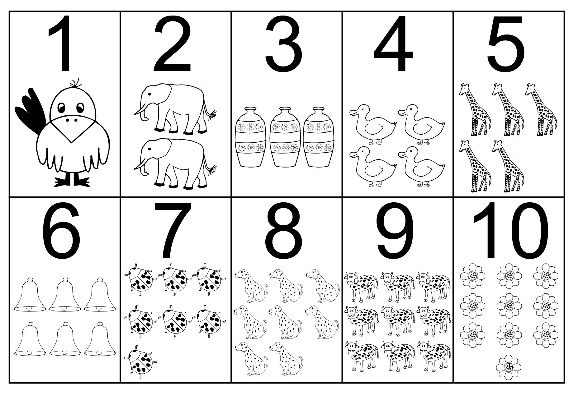 Coloring Pages Number Digit Coloring Pages