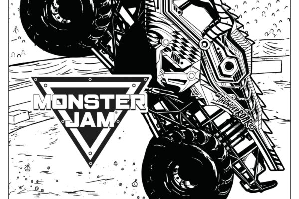 Coloring Sheets Monster Jam