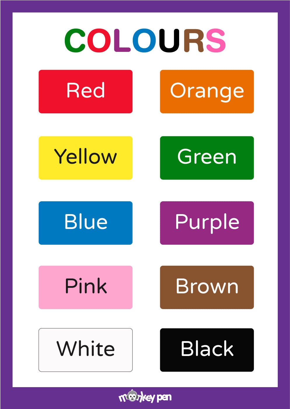 Colors For Kids Sales