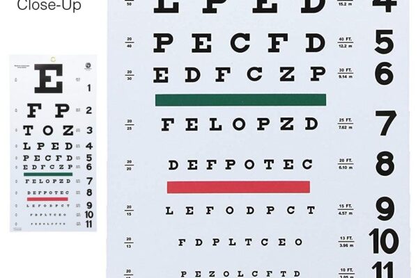 Compact Snellen Eye Chart For Convenient Eye Testing Liberia Ubuy Worksheets Library