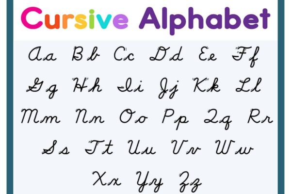 Cursive Alphabet Superstar Worksheets