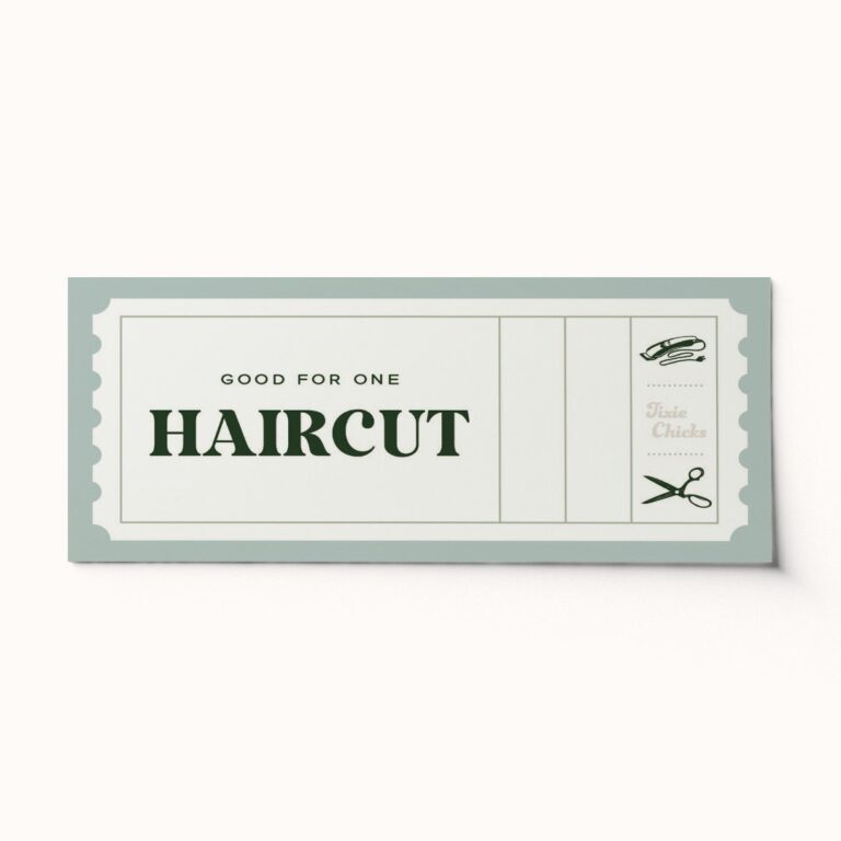 Custom Haircut Ticket Voucher Surprise Activity BEST SELLER Custom Gift Voucher Editable PDF Coupon Etsy Denmark