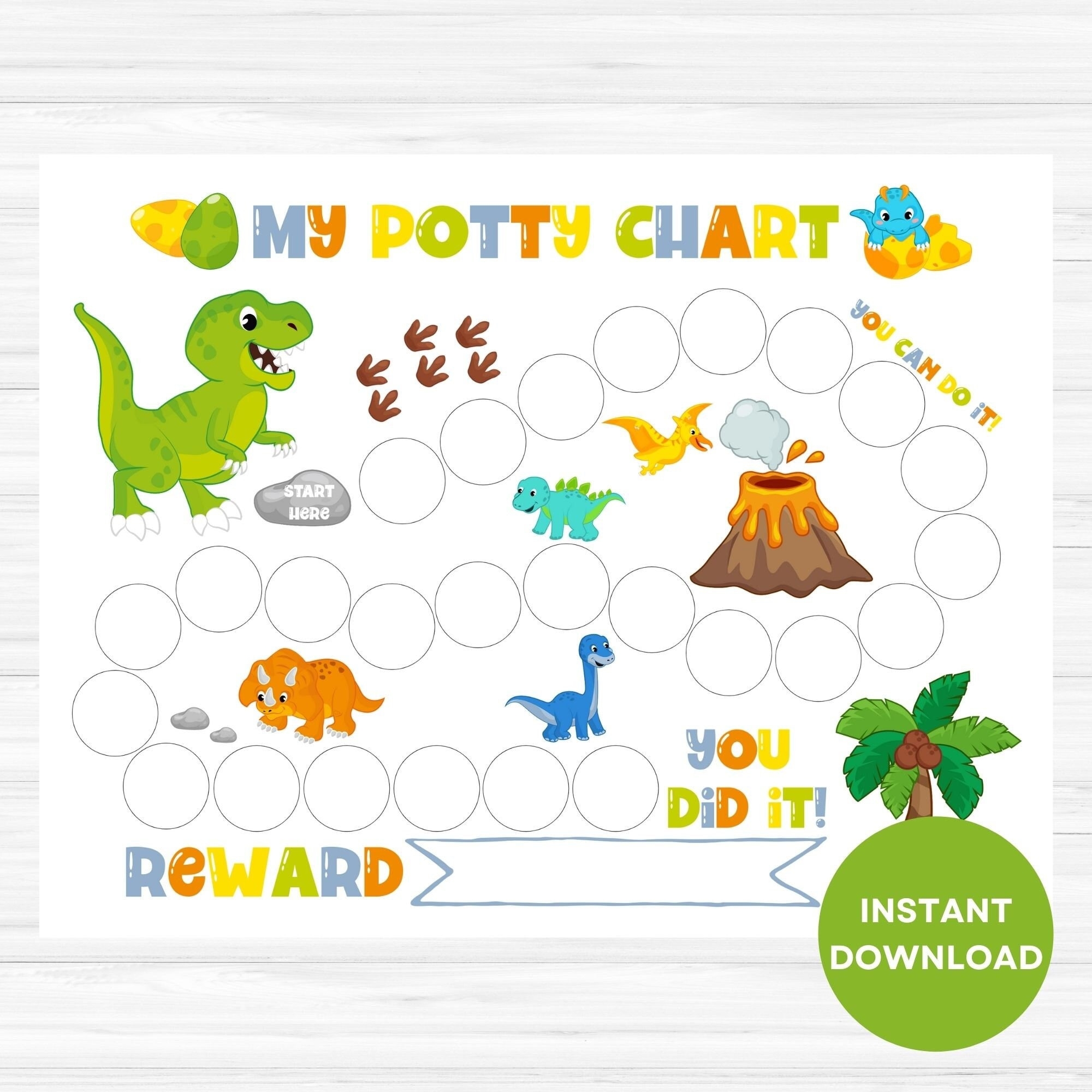 Potty Train Chart Free Printable