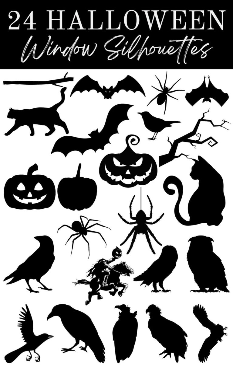 DIY Halloween Window Silhouettes Capturing Wonderland