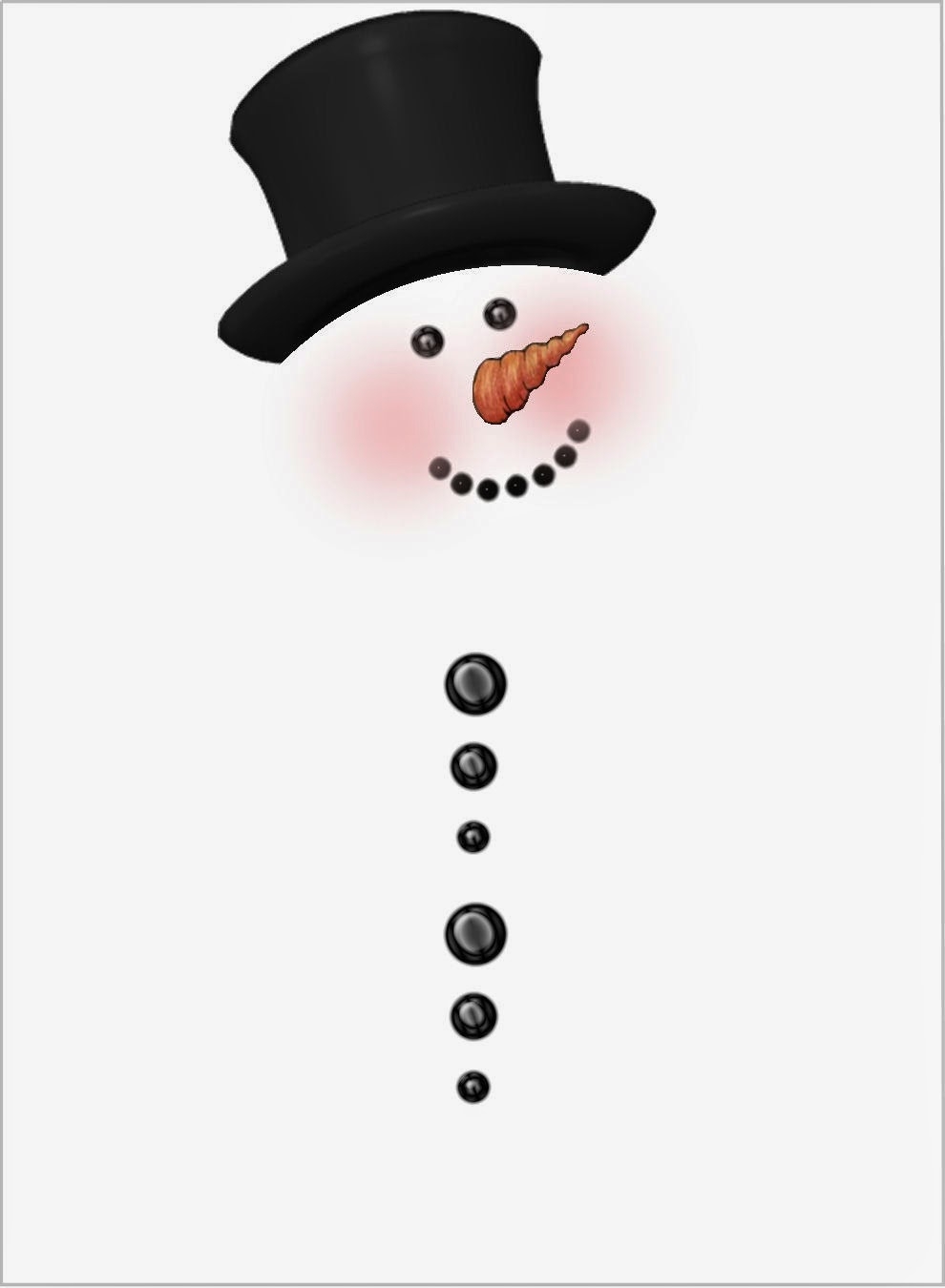 Snowman Candy Bar Wrapper Free Printable