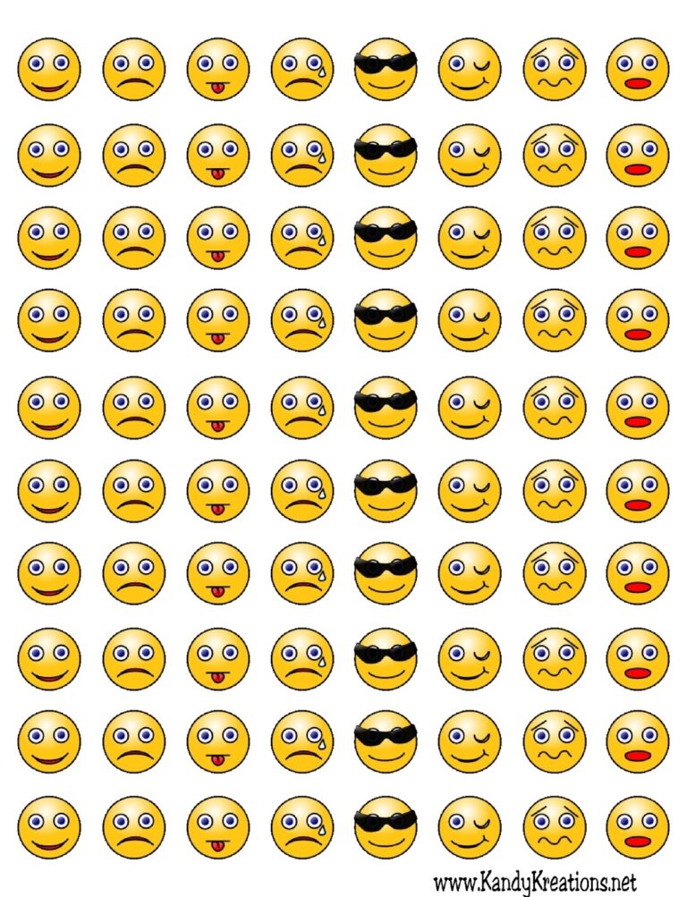 DIY Party Mom Emoticon Smiley Face Kiss Label Free Printable