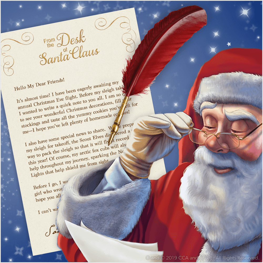 Free Printable Blank Santa Letter Template