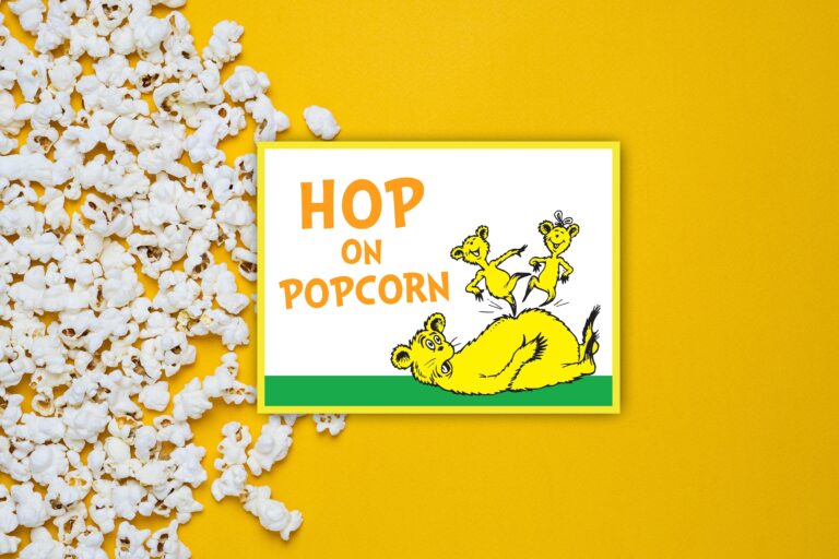 Dr Seuss Treat Bag Card Dr Seuss Printable Hop On Popcorn Dr 