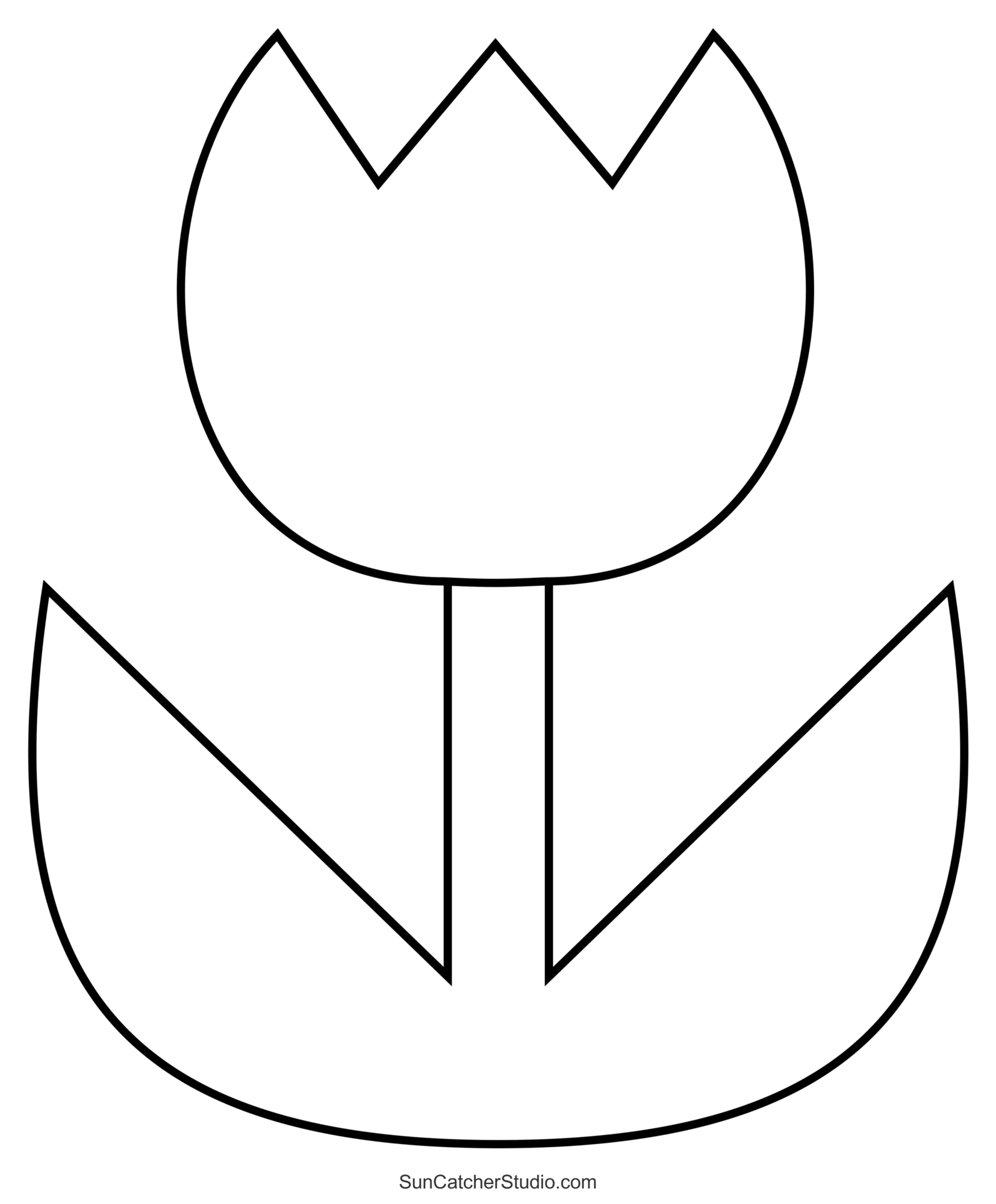 Free Printable Flower Stem Template