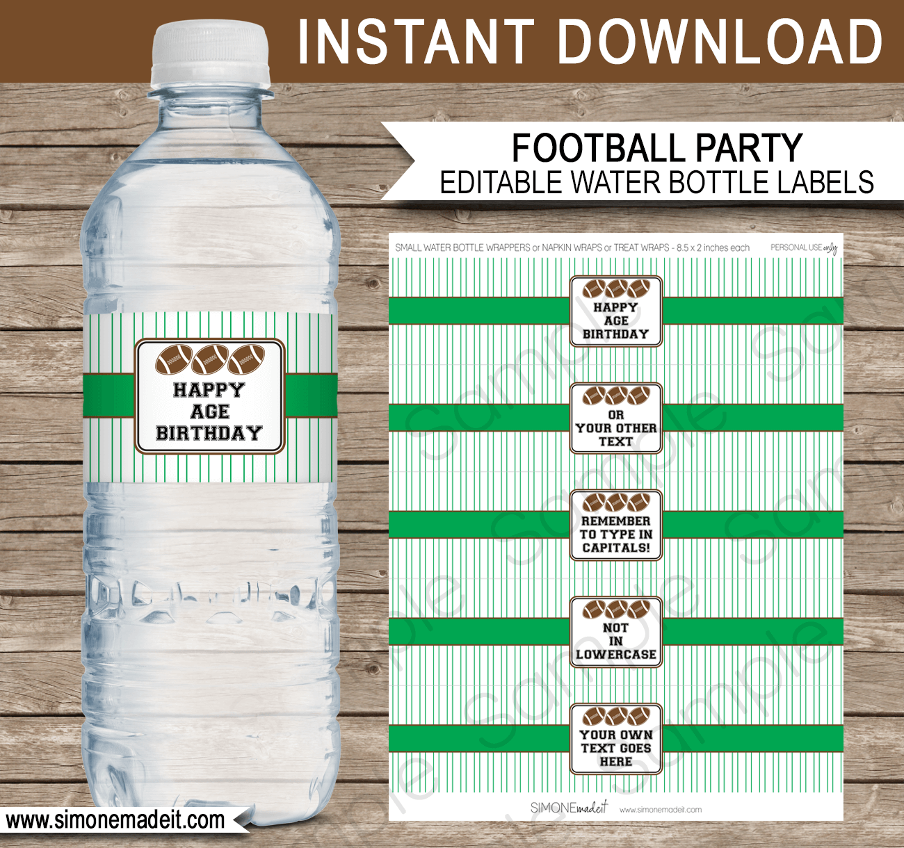 Free Printable Bottle Labels